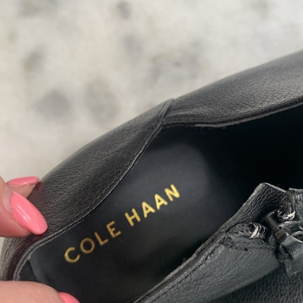 NEW Cole Haan Women's Vestry Pump Boot Hybrid 3.5” Heels 9 - Picture 4 of 7